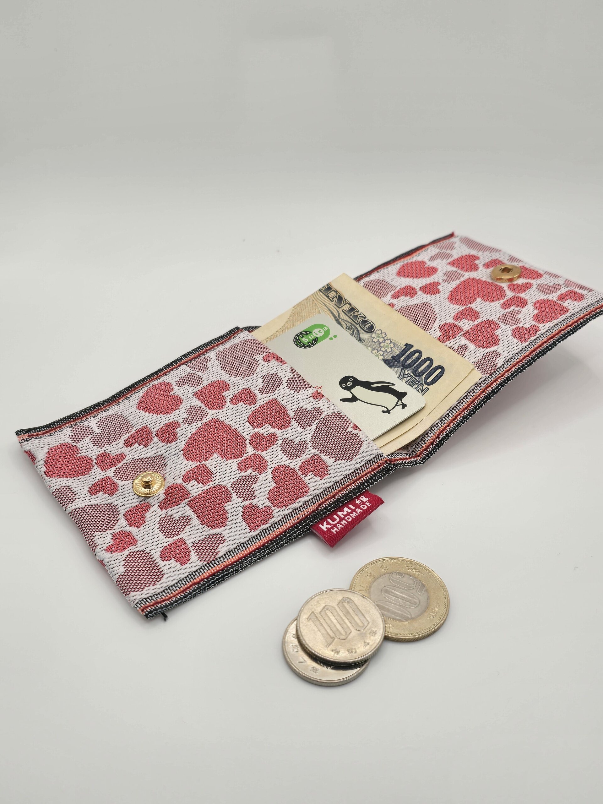 Corazones sobre rosa - 4